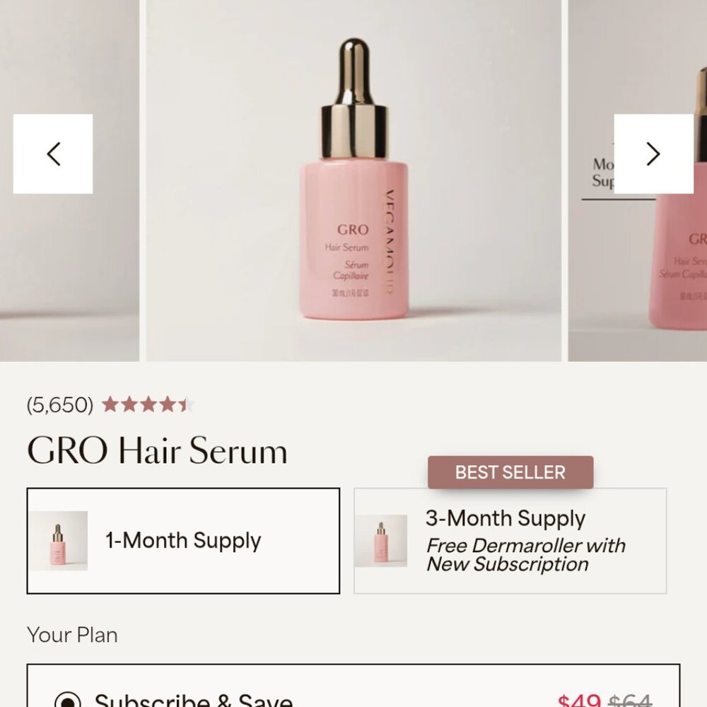 Vegamour GRO Hair Serum